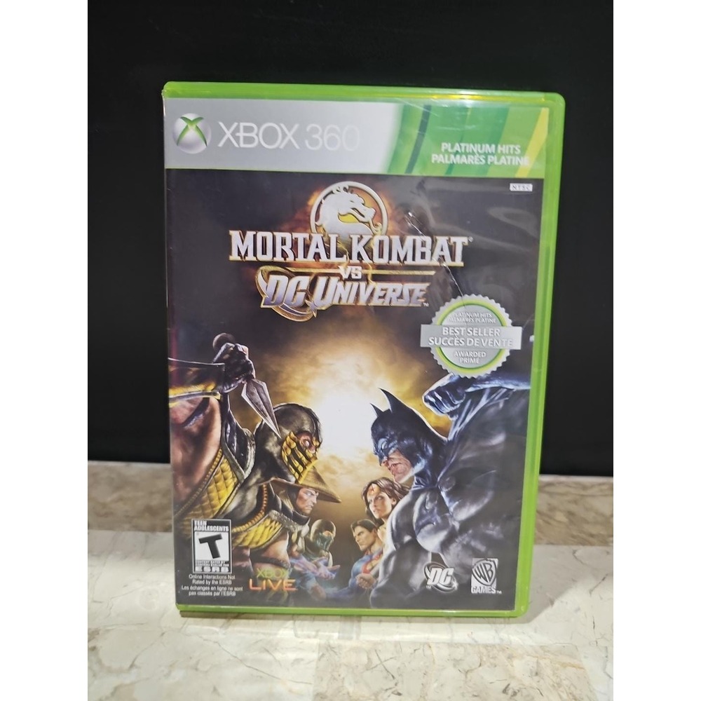 Mortal Kombat vs. DC Universe (Xbox 360, 2009) PLATINUM HITS - Complete